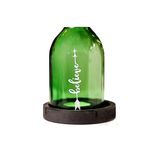 Kavi The Poetry-Art Project Glass Believe Tea Light Holder