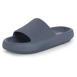 DOCTOR EXTRA SOFT Men's Classic Slipper, Grey, 9 UK