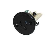 Sillites SCRMB Tamper-Resistant Self-Contained Receptacle 15 Amp 120 Volt Black