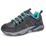 Eddie Bauer Roseburg low Women's Hiking shoes | Water Resistant Lightweight Mountain Hiking shoes for Women | Ladies All Weather Outdoor Ankle Height Hiker, Grey, 8