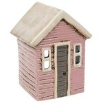 Cornish Village Pottery Lantern Pink Beach House