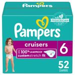 Pampers Cruisers Diapers Size 6 52 Count