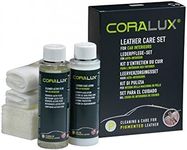 Coralux Leather Cleaner and Car Care Lotion Leather Care Set | Cream Leather Treatment Conditioner and Cleaner Set 200ml x2