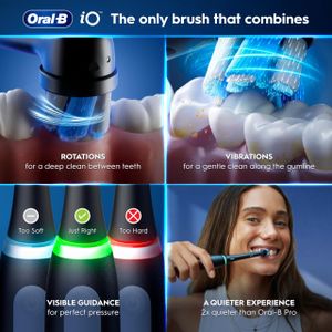 Oral-B iO9 Electric Toothbrush – Smart Rechargeable, Black