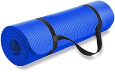 FIRST CHOICE EVA Anti-Slip Yoga Mat for Gym, Workout and Yoga Exercise/Yoga Mat for Men and Women (Thickness-4mm, Blue)