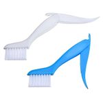 Store2508 Pack of 2 Cleaning Brush, Window Rail & Sliding Door Cleaning Brush Handheld Groove Column Brush Cleaning Tools