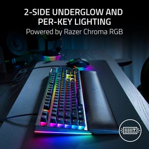 Razer BlackWidow V4 Mechanical Gaming Keyboard – Green Switch, UK Layout