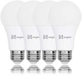 100W Equivalent A19 LED Light Bulbs, Natural White 3500K, E26 Base, Standard LED Bulbs 15W, Non-Dimmable 1600LM (4 Pack)