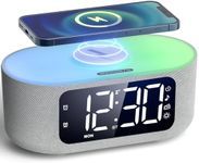 LIORQUE Alarm Clock Bedside with Qi