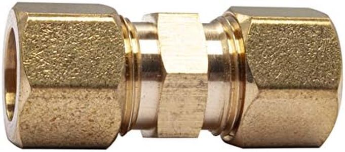 LTWFITTING 1/2" OD Compression Union,Brass Compression Fitting(Pack of 5)