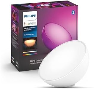 Philips Hue Go Lampe portable connectée White and Color Compatible Bluetooth, fonctionne avec Alexa, Google Assistant et Apple Homekit
