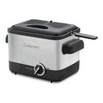 Cuisinart CDF-100 Compact 1.1-Liter Deep Fryer, Brushed Stainless Steel