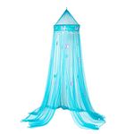 Octorose ® Butterfly Bed Canopy Mosquito NET Crib Twin Full Queen King (Teal Blue)