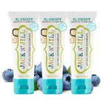 Jack N' Jill Natural Toothpaste Organic 50g Set of 3 - Blueberry