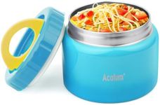 ACOTUM Insulated Thermo Food Jar for Kids - 12 Oz Capacity, Suitable for Hot & Cold Foods, Leak-Proof Vacuum Stainless Steel Design with Wide Mouth for Lunches, Soups and Travel