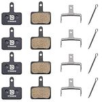 Dymoece Bike Brake Pads 4 Pairs Disc Brake Pads for Shimano B01S B03S Deore Tektro TRP