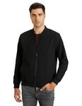 Symbol Premium Mens Smart Casual Fully Lined Mild Winter Jacket (Regular Fit) (SP-M-S24-JK-100_Black_L)