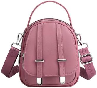 kakarin choyx Simple Nylon Small Backpack For Women 7.5 Inch Casual Lightweight Resistant Mini Wallet Multiple Pockets
