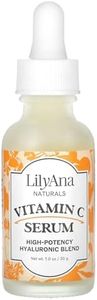 LilyAna Naturals Vitamin C Serum for Face - Face Serum with Hyaluronic Acid and Vitamin E, Anti Aging Serum, Reduces Age Spots and Sun Damage, Promotes Collagen and Elastin (1oz)