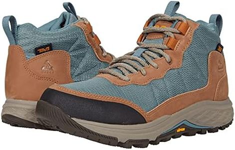 Teva Women's Ridgeview Mid RP Hiking Boot, Tan/Trooper, 10 US