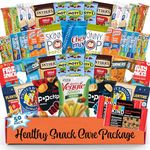 Healthy Snack Box Variety Pack Care Package (50 Count) Easter Candy Gift Basket College Student Crave Food Box, Nutritious Bars Chips, Birthday Sweet Treats for Adults Kids Teens Boys Girls