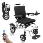 KosmoCare PowerFlex Heavy Duty Power Wheelchair| Easily Foldable Automatic Wheelchair |Portable Electric Wheelchair| Long Lasting Battery powered Wheelchair |Motorized Wheelchair as a Mobility Aid|