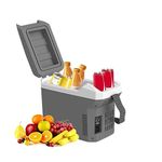 TREFAN 8 Liter/Quart Electric Car Cooler & Warmer 12v Plug in Cooler with AC/DC Car Mini Fridge Portable Electric Cooler for Car/Camping/Travelling/Truck