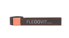 FLEXVIT Resist Band - Premium Fabric Resistance Band, Made in Germany for Superior Comfort & Quality, Used by Pro Athletes and Top Fitness Trainers (Heavy (Dark Grey))