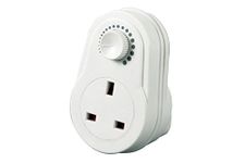 Plugin Dimmer Switch | White (Only compatible with dimmable bulbs) (Packaging May Vary