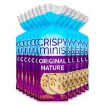 Crispy Minis Original Large Brown Rice Cakes, Multi-Pack, 127g (Pack of 12)