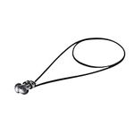 kwmobile Strap Compatible with Samsung Galaxy Buds 3 / Soundcore P20i / Wave Beam/Fun Air Pro 4 - Strap Magnetic Silicone Cord Earphones Holder - Black