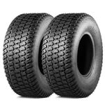 MaxAuto 18X6.50-8 18x6.5x8 Turf Saver Lawn Mower Golf Cart Tire 4PR, Set of 2