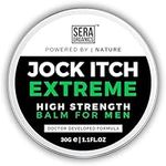 Jock Itch Treatment for Men | Antifungal Cream | Skin Jock Itch Treatment Anti fungal Cream (30ml) Made in The UK - All Natural - by Sera Organics