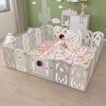 ADVWIN Foldable Baby PlayPen 22 Pan