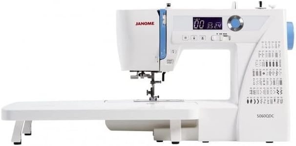 Janome 5060 QDC Computerized Sewing Machine – 60 Built-In Stitches