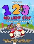 123 Red Light Stop: Numbers Colorin