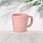 Eha Earth-Friendly Majestic Coffee Mug |375 ml|Made with Rice Husk & Bamboo Fibers|Microwave Safe|Hot & Cold Coffee Cup, Milk & Tea Cup |Matte Finish Mugs for Coffee |Innocent | 1 Unit