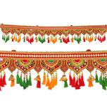 Toran Bandanwar Door Wall Hanging Traditional Indian Home Office Temple Diwali Pooja Festival Décor Decoration Gifting (Design-1)