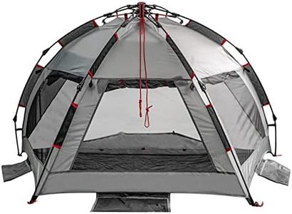 apollo walker Beach Tent Sun Shelter 3-4 Person Easy Setup Portable Sunshade Canopy Large,Extended Floor,Stakes,Sand Pockets,UPF 50+ Waterproof Windproof Outdoor Camping Fishing Picnic