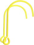 ISOP Window Hooks for Fire Escape Ladders, 2 Hooks |Iron Hooks for Rescue Rope Ladder, Emergency Hook Set Fits Most Windows - Great with Mounting Clips or Deployment Ladders - Durable & Portable