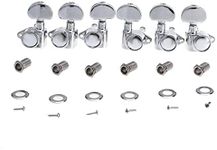 Musiclily Ultra 3L3R Roto Style Sealed Guitar Tuners Tuning Pegs Keys Machine Heads Set for Les Paul LP SG Style Electric or Acoustic Guitar, Chrome