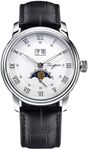 Seagull Sugess ST2528 Automatic Moon Phase Sapphire Display White Silver 1963 BNIB