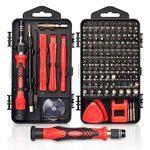 STREBITO Precision Screwdriver Set 124-Piece Small Screwdriver Set Magnetic Repair Tool Kit for Laptop, iPhone, Cell Phone, PC, MacBook, Tablet, Computer, PS5, PS4, Xbox, Electronic, Glasses, Watch