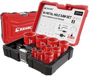EZARC Hole Saw Kit, 16Pcs Bi-Metal 