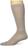 Terramar Thermasilk Mid Calf Lightweight Liner Sock, Grey, Medium