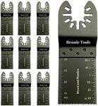 Rennie Tool Company 35mm Wood Cutter Saw Blades Set Compatible with Dremel Fein Multimaster Makita Etc Oscillating Multi Tool Pack of 10