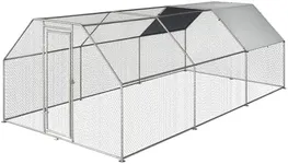 PawHut Large Chicken Coop Metal Chi
