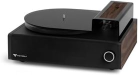 Victrola Premiere V1 Music System – Dual Bluetooth Record Player, Internal Stereo Speakers, Wireless Subwoofer with Vinyl Stream, VPMS-1 System, Espresso
