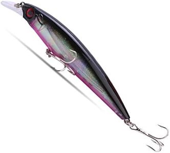 Sougayilang Minnow Fishing Lures Crankbaits Set Fishing Hard Baits Swimbaits Boat Topwater Lures for Trout Bass Perch Fishing-Type 3