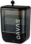 Automatic Soap Dispenser, Touchless Soap Dispenser, Soap Dispenser for Kitchen Sink, Bathrooms, Hospitals, Hotel and Restaurants, Sleek and Compact Design, 1L, Black - SVAVO (Black)